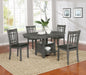Lavon - 5-Piece Oval Extension Leaf Dining Set - Simple Home Plus
