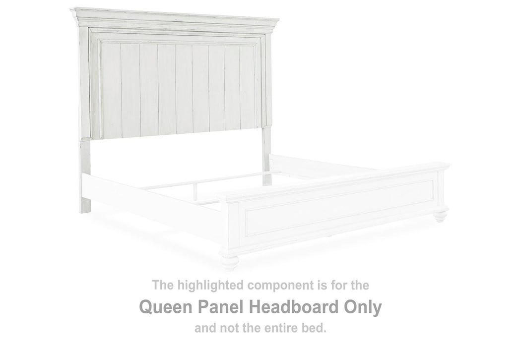 Kanwyn - Queen Panel Headboard - Whitewash - Simple Home Plus