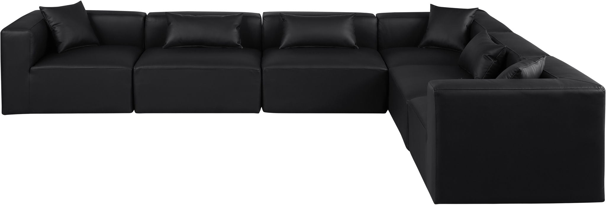 Cube - 6 Piece Modular Corner Sectional - Simple Home Plus