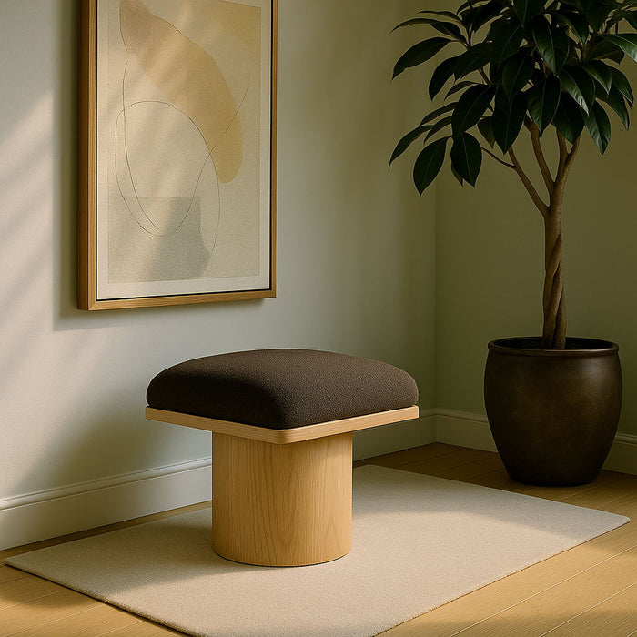 Pavilion - Bench / Stool With Natural Base - Simple Home Plus