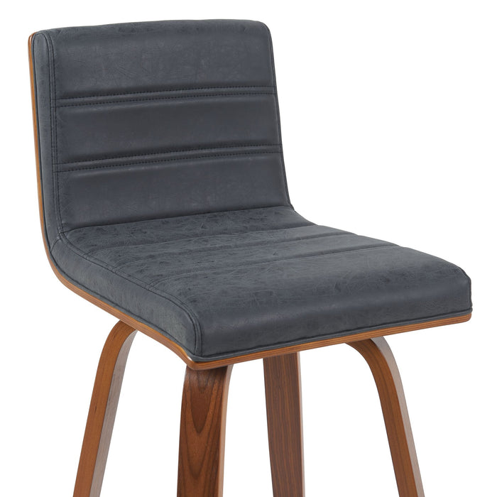 Vienna - Swivel Bar Stool - Walnut Base - Simple Home Plus