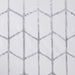 Raina - 63" Total Blackout Metallic Print Grommet Top Curtain Panel - White / Silver - Simple Home Plus
