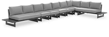 Maldives - 7 Piece Water Resistant Outdoor Patio Modular Sectional With Gray Base - Simple Home Plus