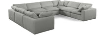 Comfy - 8 Piece Linen Modular Sectional - Simple Home Plus