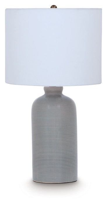 Wimlow - Ceramic Table Lamp - Gray Blue - Simple Home Plus