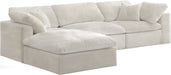 Cozy - 4 Piece Modular Sectional With Chaise - Simple Home Plus