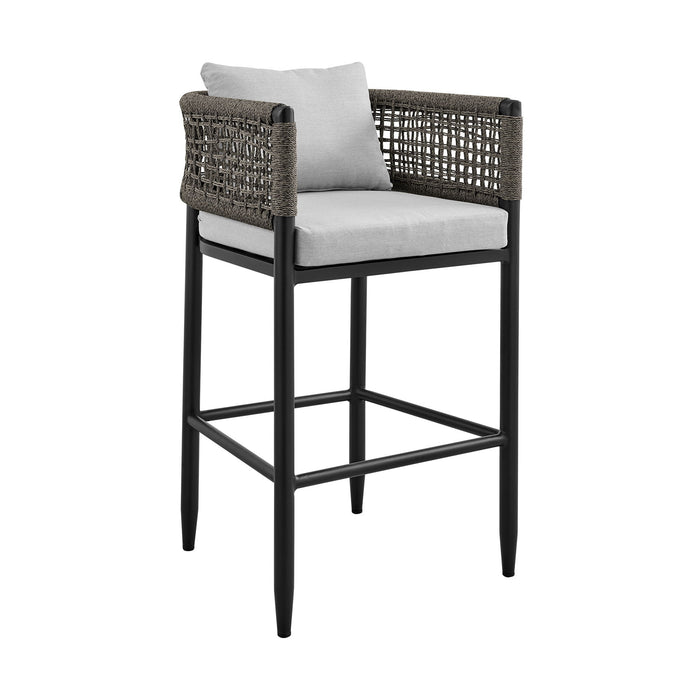 Alegria - Outdoor Patio Bar Stool With Cushions - Simple Home Plus