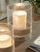 Eudocia - Clear - Candle Holder Set (Set of 2) - Simple Home Plus