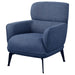 Andrea - Upholstered Crecent Arm Accent Chair - Simple Home Plus