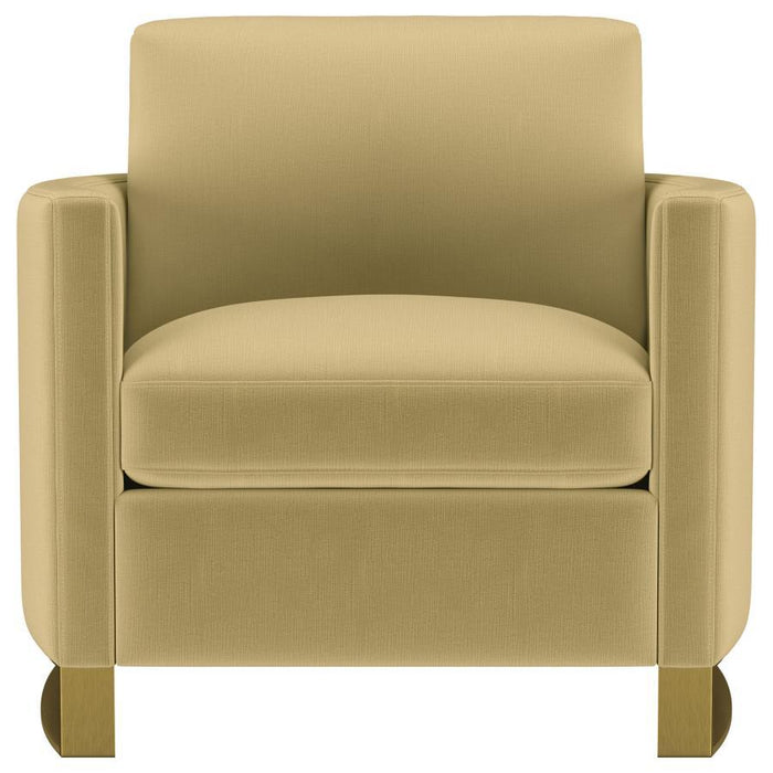 Corliss - Upholstered Arched Arm Accent Chair - Simple Home Plus