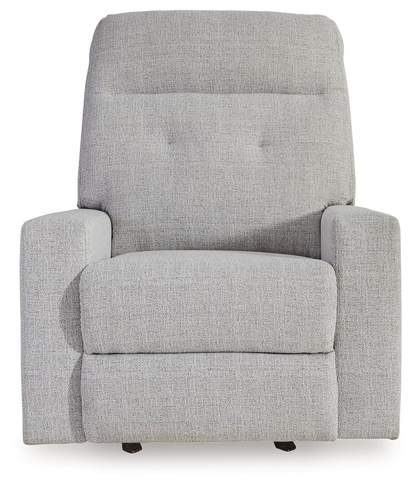 Skillins - Stone - Rocker Recliner - Simple Home Plus