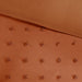 Brooklyn - Cotton Jacquard Comforter Set With Euro Shams and Throw Pillows - Rust - Simple Home Plus