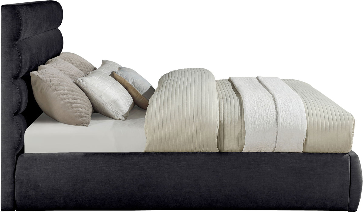 Adam - Chenille Fabric Bed With 52" Headboard - Simple Home Plus
