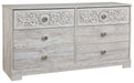 Paxberry - Whitewash - Six Drawer Dresser - Weatherworn - Simple Home Plus