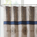 Donovan - Embroidered Shower Curtain - Navy - Simple Home Plus