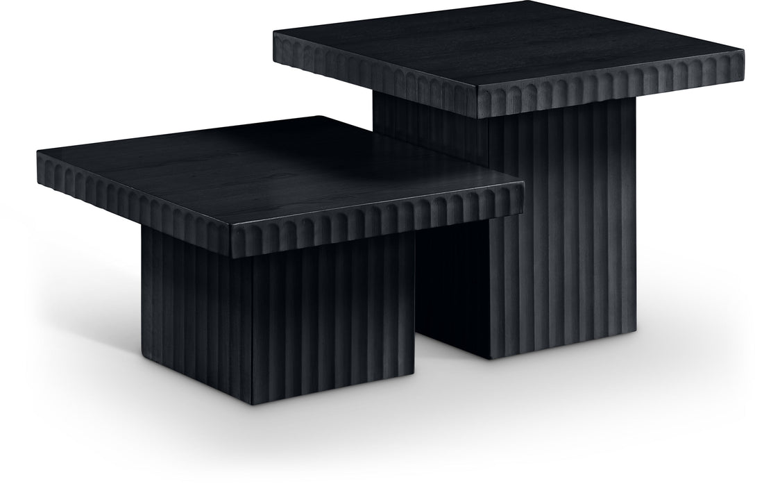 Spencer - Oak Veneer 2 Piece Coffee Table - Simple Home Plus