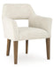 Marxmore - Dining Upholstered Arm Chair (Set of 2) - Beige / Brown - Simple Home Plus