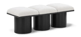Pavilion - 3 Piece Modular Bench With Black Base - Simple Home Plus