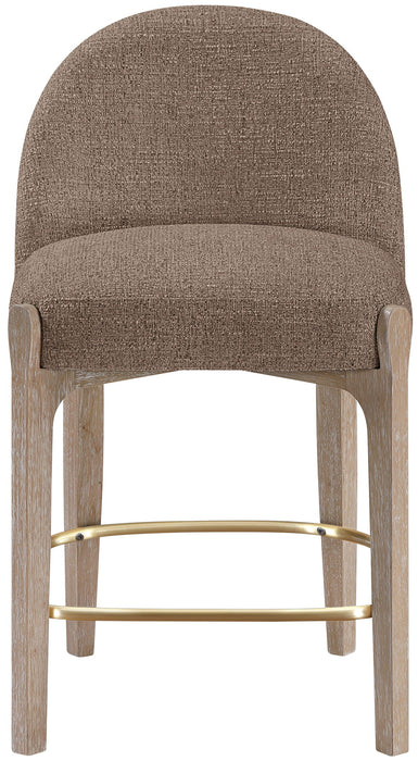 Torino - Counter Stool With Brushed Natural Base - Simple Home Plus