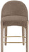 Torino - Counter Stool With Brushed Natural Base - Simple Home Plus