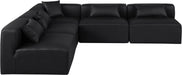 Cube - 5 Piece Modular Corner Armless Sectional - Simple Home Plus