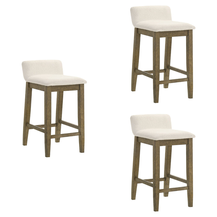 Annikah - Modern Transitional Wood Counter Height Kitchen Bar Stool - Simple Home Plus