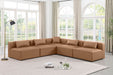 Cube - 5 Piece Modular Corner Armless Sectional - Simple Home Plus