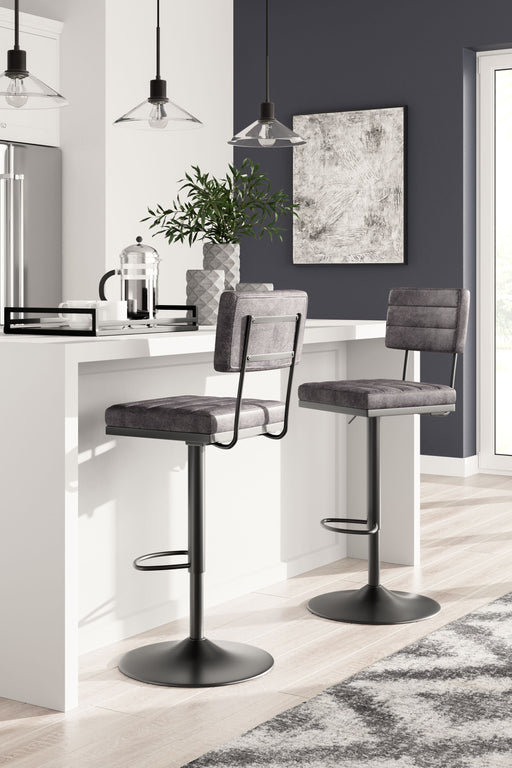 Strumford - Tall Swivel Barstool (Set of 2) - Simple Home Plus