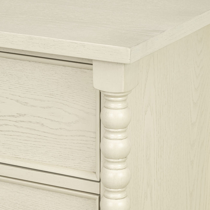 Beckett - Small Dresser - Antique Cream - Simple Home Plus