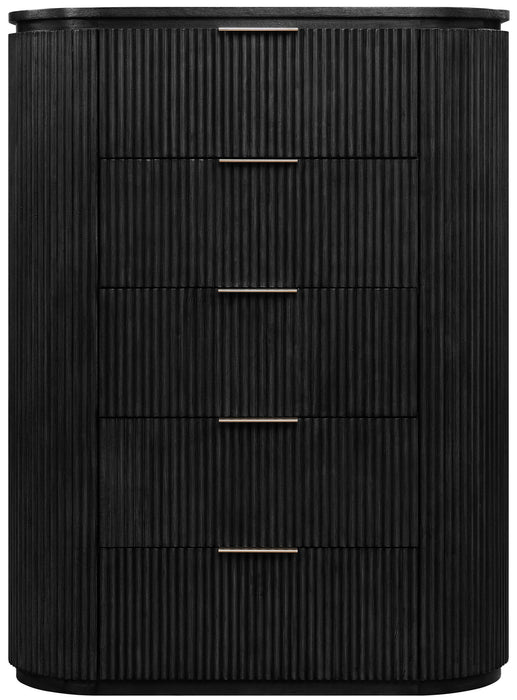 Astrid - Solid Wood And Oak Veneer Chest - Simple Home Plus