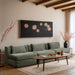 Stellar - 3 Piece 114" Upholstered Modular Armless Sofa - Simple Home Plus