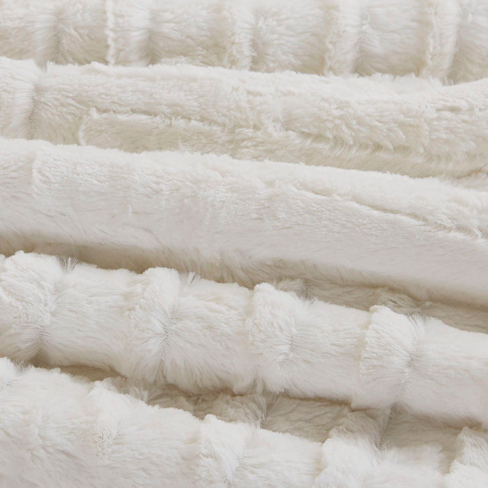 Arctic - King Down Alternative Comforter Mini Set - Ivory - Simple Home Plus
