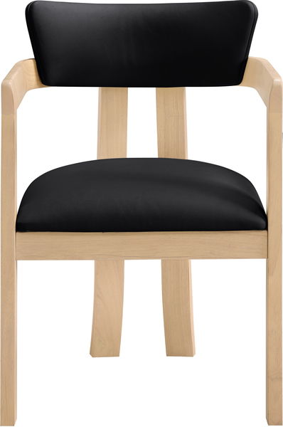 Lavrin - Vegan Leather Dining Arm Chair (Set of 2) - Natural Base