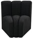 Arc - Boucle Fabric Curved Corner Chair - Simple Home Plus