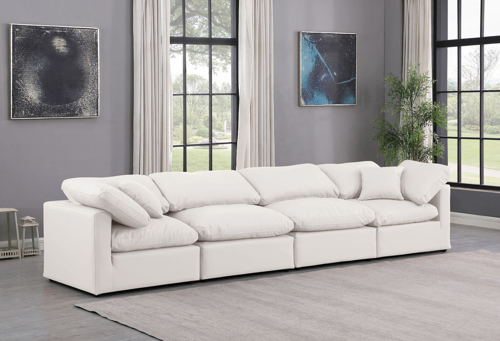 Indulge - Faux Leather 4 Seat Modular Sofa - Simple Home Plus
