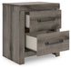 Graystorm - Brown Gray - Two Drawer Night Stand - Simple Home Plus