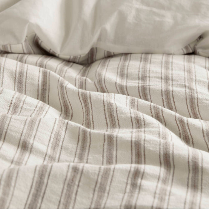 Etta - 3 Piece Queen Duvet Set - Tan - Simple Home Plus