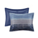 Saben - Queen 9 Piece Comforter Set With Bed Sheets - Navy - Simple Home Plus