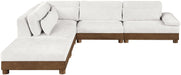 Turin - Chenille Fabric Upholstered Modular Sectional - Cream - Simple Home Plus