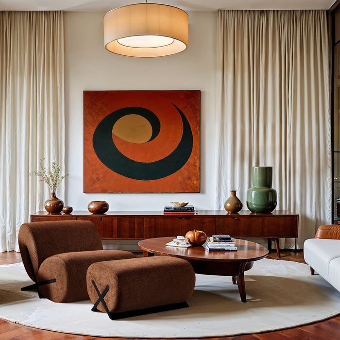 Akira - Upholstered Ottoman - Simple Home Plus