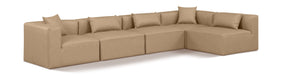 Cube - 5 Piece Modular Sectional - Tan - Simple Home Plus
