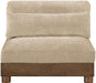 Turin - Chenille Fabric Upholstered Modular Armless Chair - Simple Home Plus
