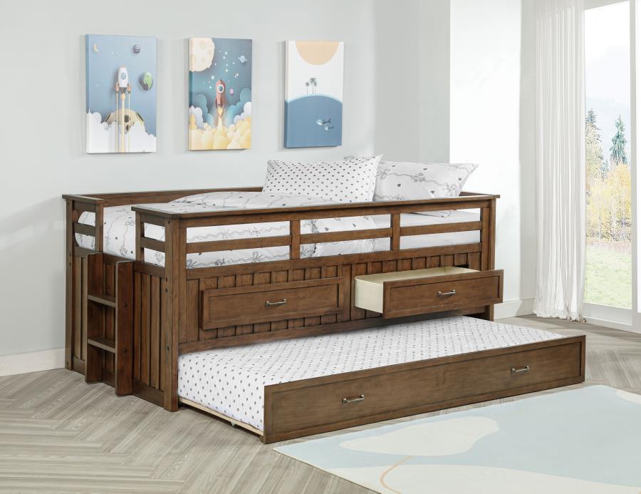 Carlsbad - Wood Captains Bed With Trundle - Simple Home Plus