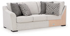 Koralynn - Laf Sofa with Corner Wedge - Stone - Simple Home Plus