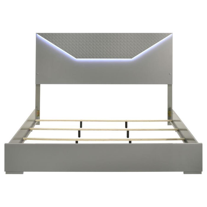 Ives - Panel Bed LED Headboard - Simple Home Plus
