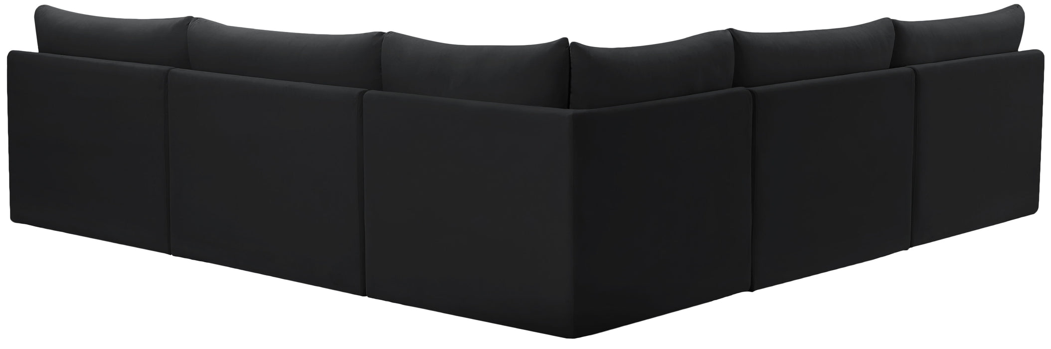 Jacob - Modular Corner Armless Sectional 5 Piece - Simple Home Plus