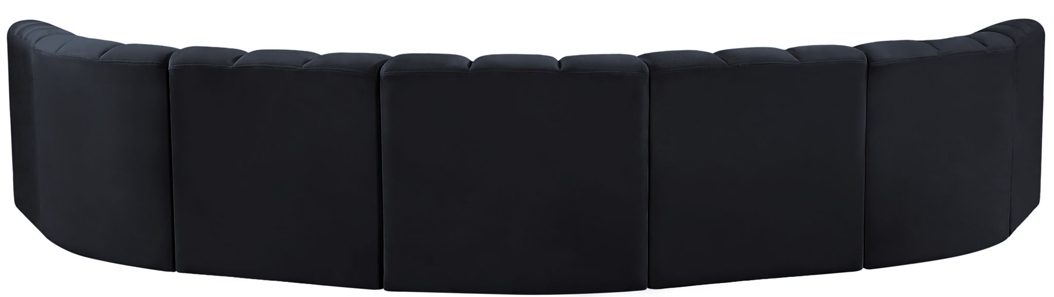 Arc - Velvet 7 Piece U-Shaped Modular Sofa - Simple Home Plus
