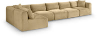 Shaggy - 6 Piece Modular Sectional - Simple Home Plus