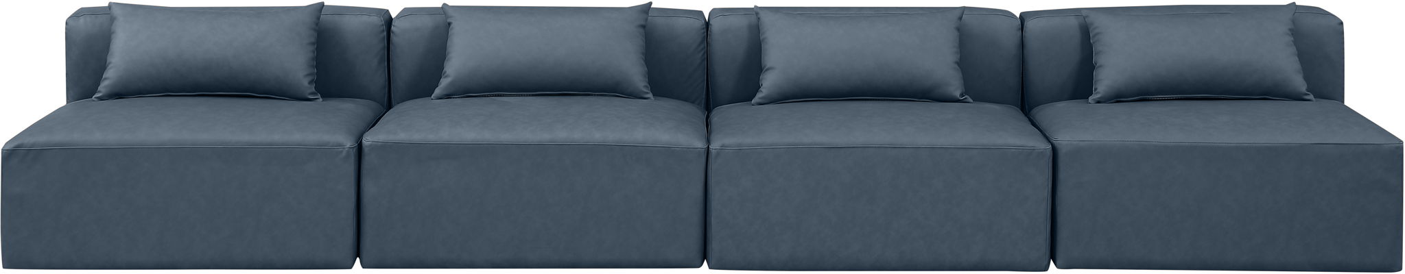 Cube - Modular 4 Seat Armless Sofa - Simple Home Plus