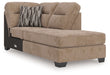 Olten - RAF Corner Chaise - Mocha - Simple Home Plus